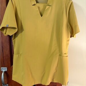 Yellow Short Sleeve Top